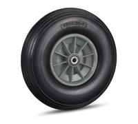 Solid rubber wheelbarrow tyre Durable Garden Wheel 33 cm 1.4 kg Flat-Free Wheel