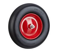 Solid rubber wheelbarrow wheel Heavy-Duty Trolley Tire 39 cm 100 kg Airless