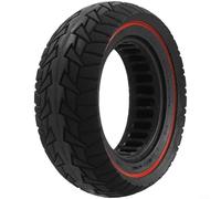 Solid Scooter Tire 8.5x3 for Kugoo for G2PRO, for VSETT 8/9 Plus, Puncture-Proof Rubber Wheel with for HONEYCOMB Structure, Anti-Slip Tread for Smooth Ride, Black(Red)