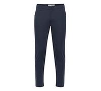 Solid SDDave Barro Barro Men's Fabric Trousers Long Trousers with Stretch Slim Fit, Insignia B (791991), 32 W/32 L