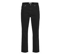 !Solid SDMONTY Ryan Men's Jeans Trousers Denim Jeans with Belt Loops Pockets Label Details Lightweight Elastic Cotton Blend Regular Fit, Black Denim (700035)., 31 W/30 L