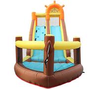 Solid Security Bouncy Castle Inflatable Bounce House Slide Bouncer Climbing Wall Ball Pit House Sets Up in Seconds