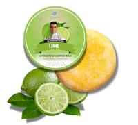 Solid Shampoo Bar for Itchy Scalp, Dry Rough Hair Shampoo for Men & Women for Thinning Hair, Smooth Silky - Lemon