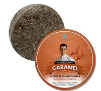 Solid Shampoo Bar - Organic Shampoo and Conditioner Bar for Itchy Scalp, Shampoo for Men & Women for Thinning Hair, Rough Hair, and Silky (Caramel)
