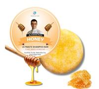 Solid Shampoo Bar - Organic Shampoo and Conditioner for Itchy Scalp, Shampoo Bar for Men & Women for Thinning Hair, Rough Hair, and Silky (Honey)