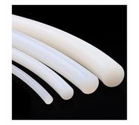Solid Silicone Cord Seal Strip,1pcs Dia 4mm~10.5mm White Rubber Round Strips, 5m Long High Temperature Waterproof O Ring(7mm)