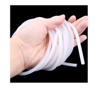Solid Silicone Cord White, Rubber Gasket Trim Sealing Round Strips O Ring High Temperature Waterproof bar lengh 1m(Diameter 10mm)