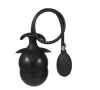 Solid Silicone Inflatable Anal Plug with Massage Particles Anchor Base Wearable Expanding Butt Plug Couples Pleasure Sex Toy Anal Plug
