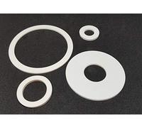 Solid Silicone Rubber Washer - Size; 1mm Thick - 26mm Inside Diameter x 50mm Outside Diameter
