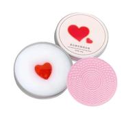 Solid Soap Makeup Brush Cleaner | Powder Puff Cleaner - Wash Soap For Foundation , For Women Beauty Lovers, Professional Travellers Routine