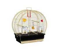 Solid Stainless Steel Bird Cages Portable Small Travel Pet Cage Garden Decor Housewarming Gift (A)
