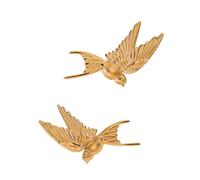 Solid stainless steel peace dove earrings are the perfect fashion accessory for adults and youth who value peace and style