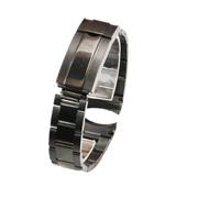 Solid Stainless Steel Watch Band Compatible With Rolex Oyster Perpetual Datejust DAYTONA SUBMARINER Luxury Strap 20mm 21mm(Black,20mm)