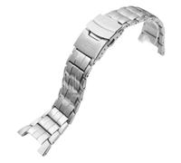 Solid Stainless Steel Watch Band fit for Casio Edifice EF/EFR Series | Heavy Duty Metal Bracelet Replacement with Custom End Links