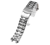 Solid Stainless Steel Watch Band fit for Casio Edifice EF/EFR Series | Heavy Duty Metal Bracelet Replacement with Custom End Links