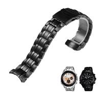 Solid Stainless Steel Watch Band fit for Casio Edifice EF/EFR Series | Heavy Duty Metal Bracelet Replacement with Custom End Links