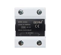 Solid State for Relay Module for Industrial Control - 3-32v Dc Input 24-480v Ac Output 10a to 100a Load Capacity Compatible with for TTL/DTL Logic Circuits No/No/Quick Switching(BEM-25DA)