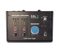 Solid State Logic SSL 2 USB Audio Interface - 24 bit/192 kHz, 2-in 2-out, with SSL Legacy 4K Analogue Enhancement and included SSL Software Production Pack