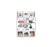 Solid State Relay 12v 24v SSR-10DD SSR-25DD SSR-40DD 10A 25A 40A 3-32V DC to 5-60V SSR 10DD 25DD 40DD Rele Power Supply(Other)