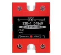Solid State Relay 60A 80A 100A 120A Single Phase Module 3-32V Input 24-480V AC Output SSR-60DA SSR-80DA SSR-100DA SSR-120DA(SSR-60A New styles)