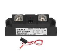 Solid State Relay DC Control AC SSR Relay Control Voltage 3V-32V DC Load Switching Voltage 24V-480V AC 100A Industrial Solid State Relay with LED Status Indicator