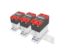 Solid State Relay Din Rail with Radiator SSR 25DA 40DA 60DA DC Control AC Single Phase DA(60DA)