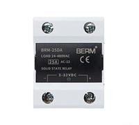 Solid State Relay Module DC to AC 10DA to 100DA with Low Control Current 5 20mA, Load Voltage 24 480V AC, Suitable for Use with Logic Circuits (BEM-25DA)