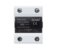 Solid State Relay Module DC to AC 10DA to 100DA with Low Control Current 5 20mA, Load Voltage 24 480V AC, Suitable for Use with Logic Circuits (BEM-60DA)