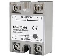 Solid State Relay Single Phase Non-Contact SSR DC 24-380VAC 10A 25A 40A 50A 60A 80A 100A (100A DC-DC)