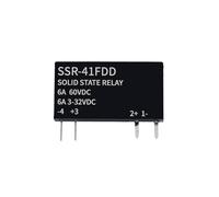 Solid State Relay Slim Relay SSR Non-contact DC To AC DC To DC SSR-41FDA SSR-41FDD DIN Rail Relay 6A(1PCS Only SSR DD)