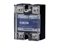 Solid State Relay SSR-10A 25A 40A 60A 80A 100A DD DA AA Single Phase 3-32VDC to 220VDC 380VAC Low Noise Excellent Heat Exchange(DA 10A)