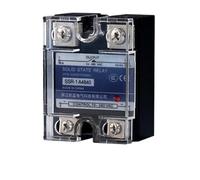 Solid State Relay SSR-10A 25A 40A 60A 80A 100A DD DA AA Single Phase 3-32VDC to 220VDC 380VAC Low Noise Excellent Heat Exchange(AA 40A)