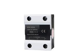 Solid state relay SSR-10DA 25DA 40DA 60DA 80DA 100 DA 3-32V TO 12-220V SSR single phase Control No Contact(10DA SSR)