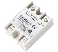 Solid state relay SSR-10DA-H 10A actually 3-32V - 90-480V AC SSR 10DA 15DA 25DA 40DAH relay solid state Resistance Regulator(SSR-40DA-H)