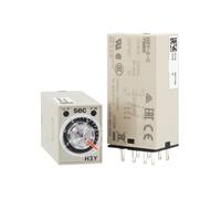 Solid-state Timer Relay H3Y-2-C AC220V DC24V 1S 5S 10S 30S 60S 3 metres 30M(110VAC,H3Y-2-C-10S)