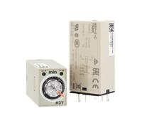Solid-state Timer Relay H3Y-2-C AC220V DC24V 1S 5S 10S 30S 60S 3 metres 30M(24VDC,H3Y-2-C-30M)