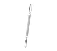 Solid steel cuticle pusher, non-slip double head plan, professional nail maintenance, dense cuticle screwdriver for beginners and professionals