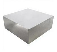 Solid Steel Doming Bench Block Anvil, Hardened Square, 2"X 2"X 3/4" (5.08cm x 5.08cm x 1.91cm)