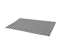 Solid Steel Ember Retainer Grate for Fireplaces and Outdoor Fire Pits Designed to Secure and Promote Extended Burn Time (9.8 * 16.1in)