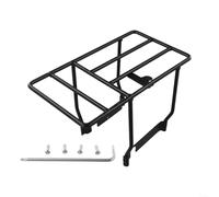 Solid Steel Rear Bike Rack 27cm Heavy Duty Load | Solid steel construction, 50kg max load, daily commuting, long-distance for touring, black finish
