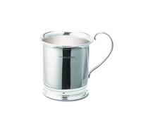 Solid Sterling Silver Footed Christening Cup or Can. British Made, Gift Boxed