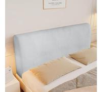 Solid Stretch Bed Headboard Cover Furniture Dustproof Protector for Bedroom, Washable Headboard Slipcover for Full Queen Cal King Size