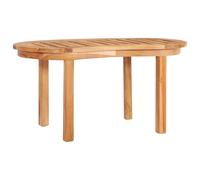 Solid Teak Wood Coffee Table 90cm Garden Living Room Desk Outdoor vidaXL
