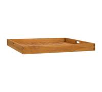 Solid Teak Wood Serving Tray Coffee Table Breakfast Tray Multi Sizes vidaXL