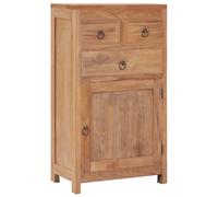 Solid Teak Wood Sideboard 50x30x90cm Storage Highboard Side Cabinet vidaXL