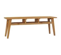 Solid Teak Wood TV Cabinet Coffee Table Lowboard Stand Living Room vidaXL