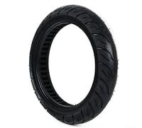 Solid Tire 14x2.5 for Electric Bike and Scooter, Puncture Proof Rubber Tyre with Hollow Design, No Inflatable Required, Replacement Wheel for E-Bike, Black, 1 Set