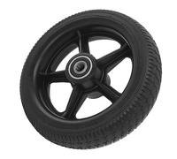 Solid Tire 6.5 Inch Electric Scooter Wheel Replacement, Rubber Anti Slip Explosion Proof Wheel with Hub for, Various Terrains and Adverse Conditions