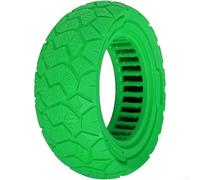 Solid Tire Compatible with For Kukirin G2 Pro 9 Inch Electric Scooter Accepts 9x3.0 to 5.5 Inch Wheel Sizes Low Compression Rubber Tread Layer (Green)