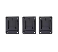 Solid Tool Holders Base with Vibrations Resistance Craft Storage Base for Workshop and Craft Projects Black Fixed Brackets for Power